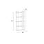 159.6cm H x 80cm W Standard Bookcase