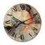 Horloge murale en bois massif Whitbourne-392535
