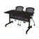 Kobe Flip-Top Privacy Nesting Table, 2 Cadence Nesting Chairs