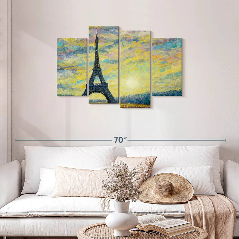 Lilie Eiffel Tower, 27'' H x 43'' W