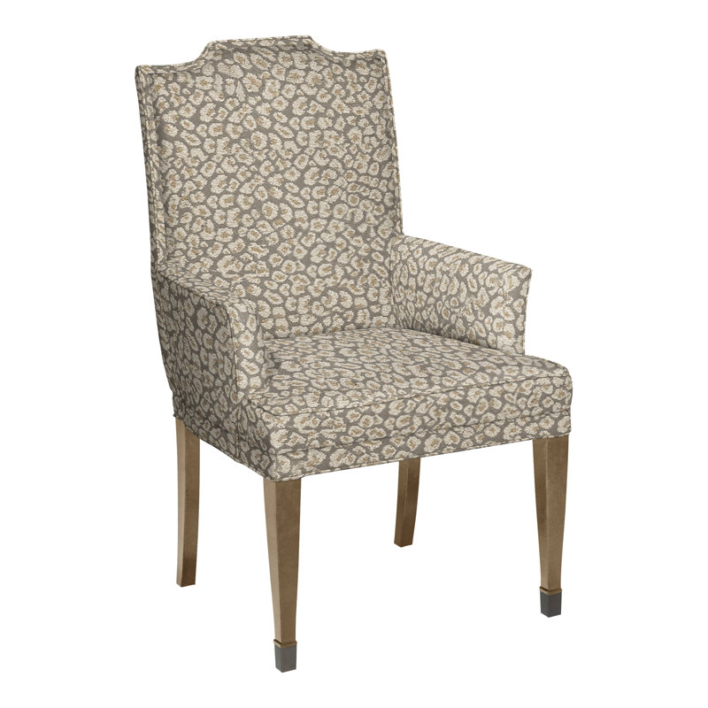 Travis By Michael Weiss Upholstered Arm Chair, Tommy Flax, Hampton, No