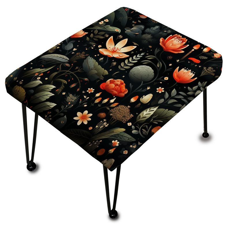 Nomadic Botanical Evasion - Repose-pieds rectangulaire botanique