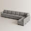 Canapé modulaire en L avec rangement-967791306