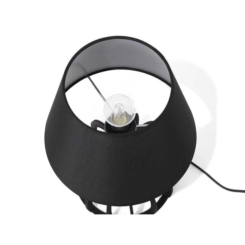Cotswald Wood Table Lamp, Black