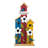30"H Solid Wood Birdhouse Shaped Porch Décor