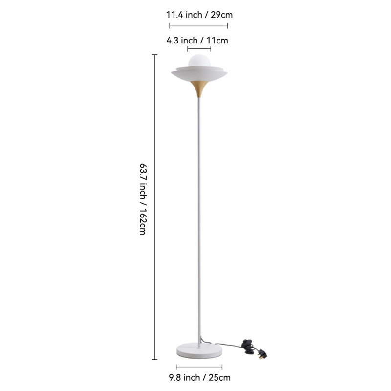 Basingstoke 162cm Traditional Floor Lamp
