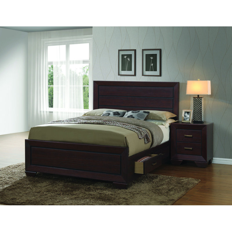 Ensemble de chambre à coucher en bois massif Zuri