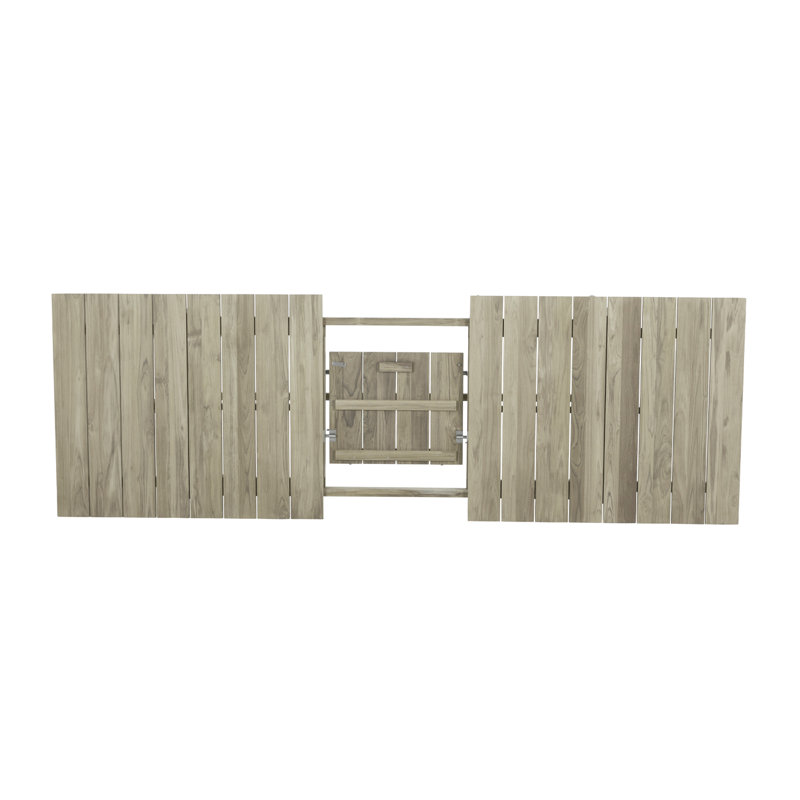 Coast Outdoor Dining Table, Oyster Teak