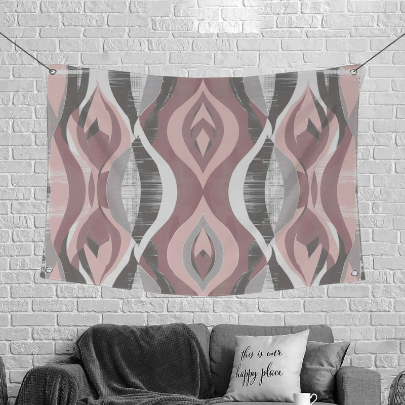 Tapisserie en microfibre, H 68 po x l 80 po