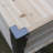 45"  Iron-wood combined growing beds with feet and storage racks