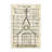 Festive Winter Church Holy Night Musical Script Grey Farmhouse Rustic Oversized Framed Giclee Texturized Art By Andi Metz-105259191