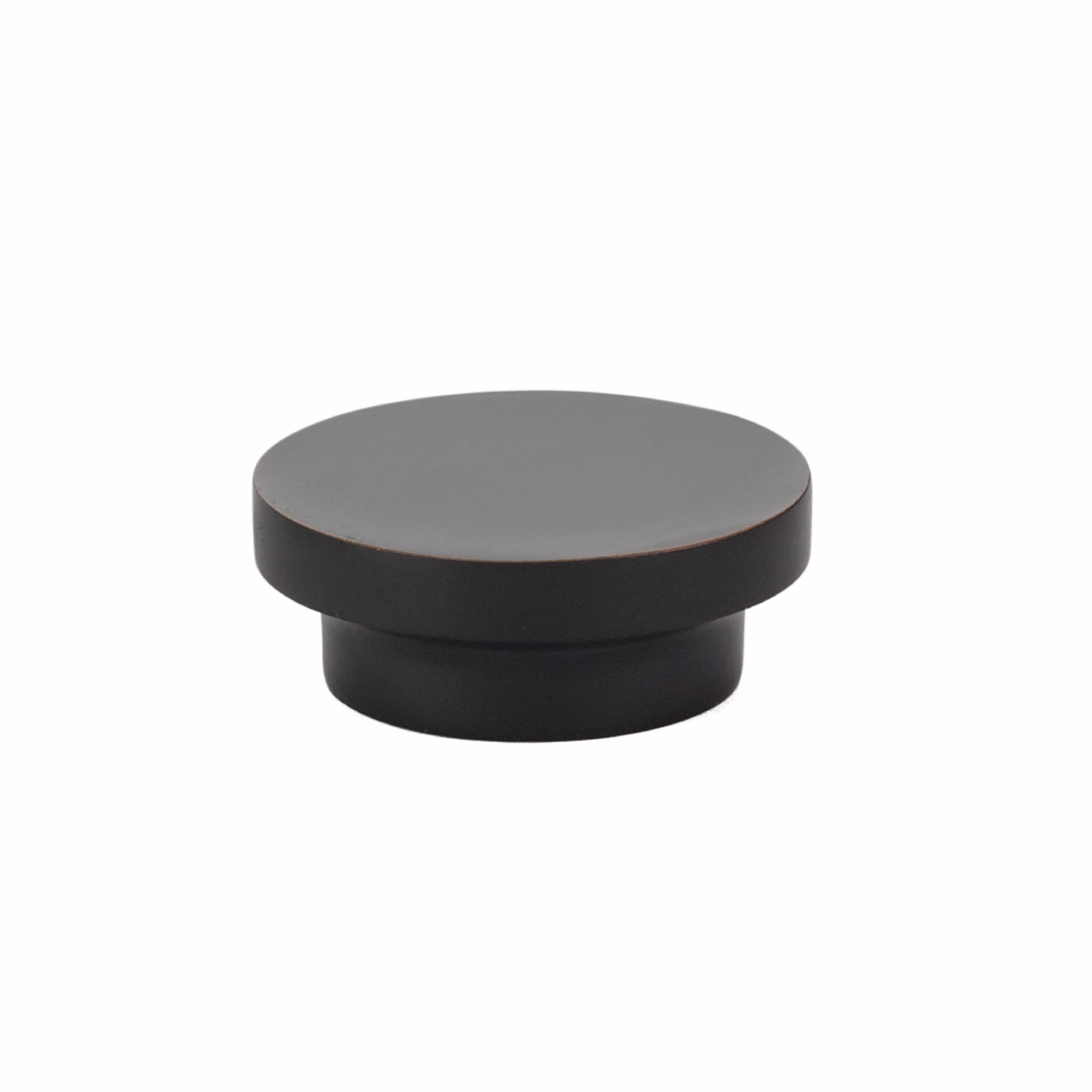 District Round Cabinet Knob, 1.63'', Oil Rubbed Bronze