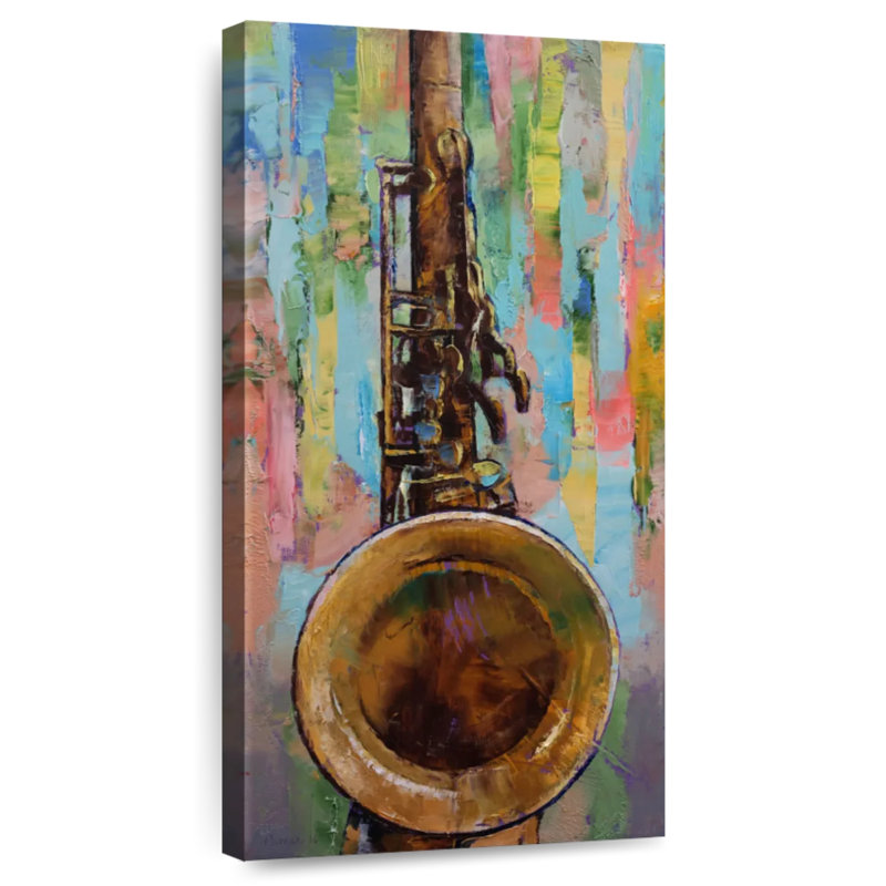 Saxophone, H 24 po x l 12 po