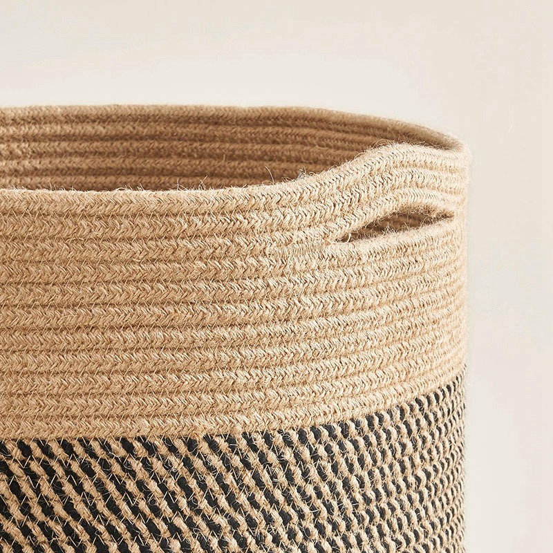 Panier à linge pliant tissé