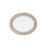 Dennard Oval Cornhusk Mirror in Linen White-108455846