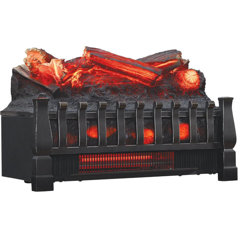 Electric Set Sq Ft Heater Faux  Insert With Infrared Flames For Existing Fireplaces Remote Control Included