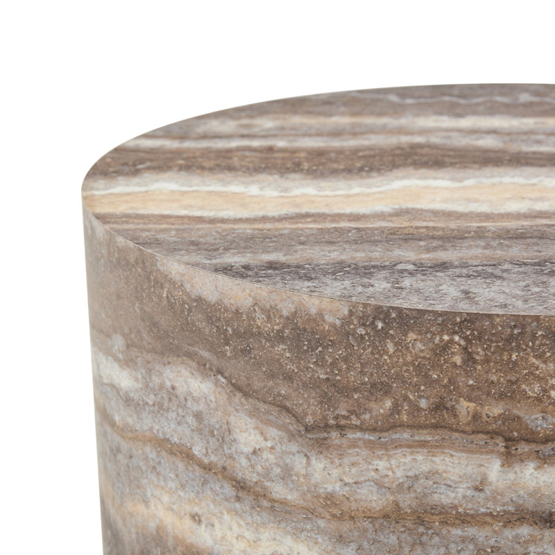 Table basse ronde, Multicolore / gris