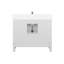Meuble-lavabo simple en bois massif l 42 po x P 22 po Capri avec plateau en pierre reconstituée, organisateur de tiroir, lavabo en céramique encastré, pré-assemblé (blanc) -1530264361-1550964389-1550964411
