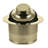 3-1/2" EZ-Mount Brass Kitchen Sink Waste Disposal Drain Flange and Stopper-87776237