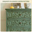 Commode décorative d'inspiration rétro Ginkgo