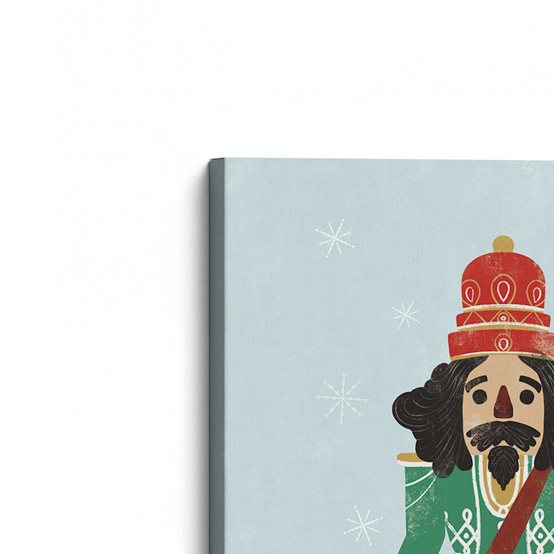 «Holiday Nutcracker IV», reproduction sur toile roulée, H 18 po x l 12 po x P 1,25 po, Toile tendue