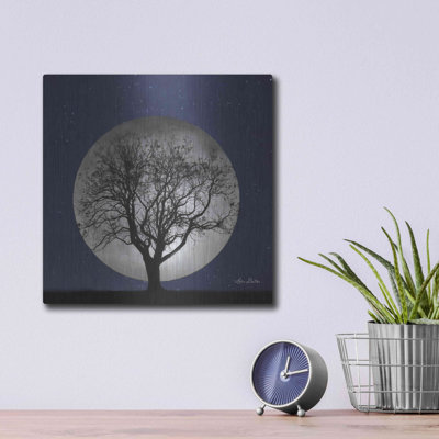 Ebern Designs «Full Moon» par Lori Deiter, art mural en métal