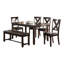 Table de salle à manger décontractée 6 pièces-377627280