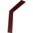 2"W x 10"D x 10"H Hamilton Steel Bracket, Hammered Bright Red-112013092-64105879