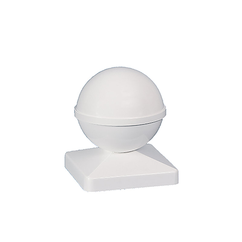 Classy Caps White Vinyl Post Cap for Posts, 5.5" H x 4.25" W x 4.25" D