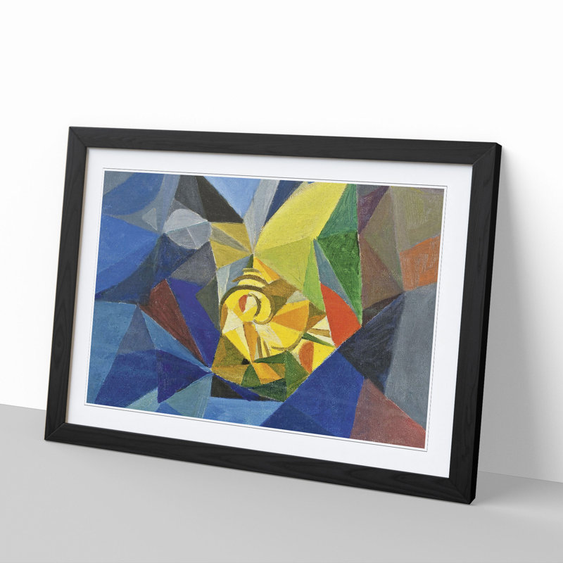 Composition Vol.2 by Alexander Bogomazov - Picture Frame Painting, 27cm H x 36cm W x 2cm D, Black Framed