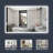 Wall Mounted Makeup LED Bathroom Vanity Mirror With Lights Backlit And Anti-Fog-1437136346