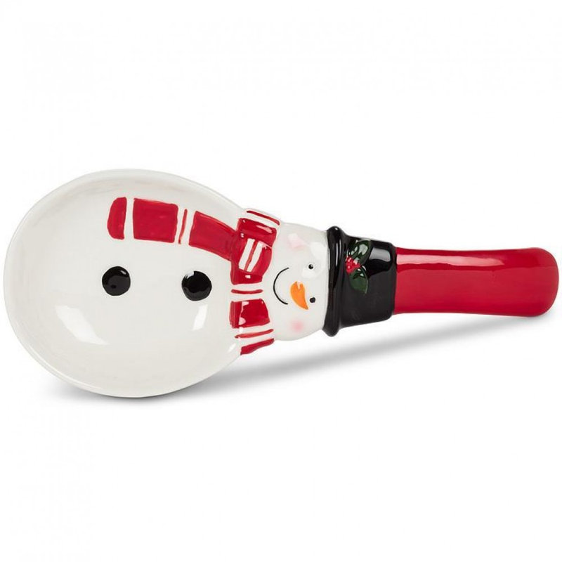 Happy Snowman Spoon Rest