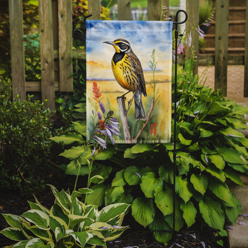 Drapeau de jardin, Kansas Meadowlark occidental