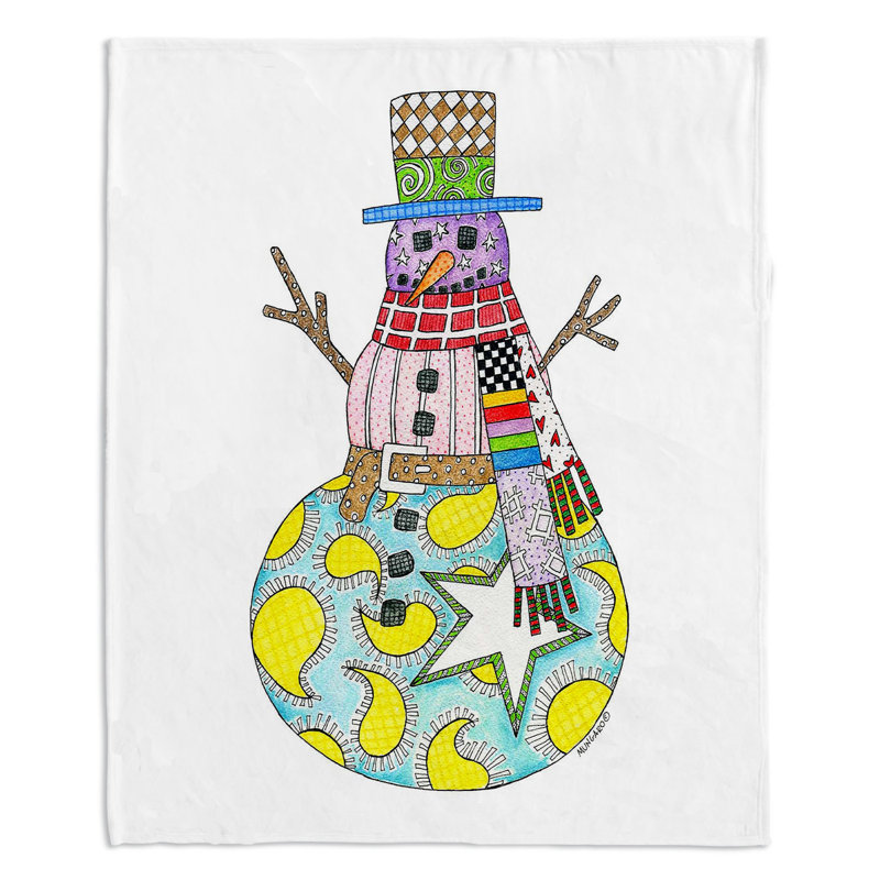 Hand Woven Throw Blanket, 51" x 60", White