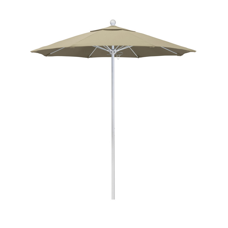 Parasol de marché Hibo Venture Series 7,5 pi, 90" W x 90" D, Bronze, Beige Pacifica