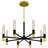 Davies Integrated LED Brushed Gold Chandelier