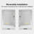 UKS05 61 in. to 65 in. x 80 in. H Frameless Sliding Shower Door in Brushed Nickel with 3/8 in. (10mm) Clear Glass-120905051-121327028