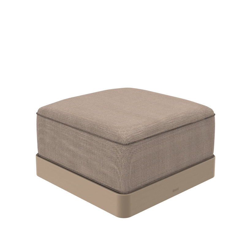 Brisa Outdoor Ottoman, Mud, Duna