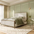 Ensemble de chambre à coucher en métal martelé 2 pièces Lalia
