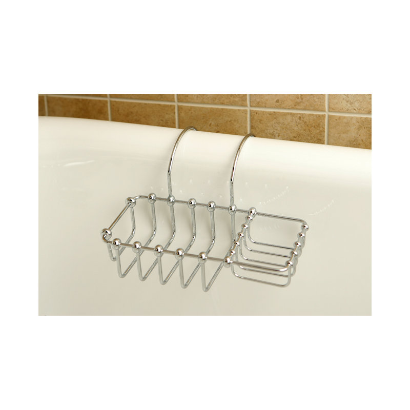 Porte-savon à suspendre sur pattes 8,3 / 8 po Kingston, Chrome poli