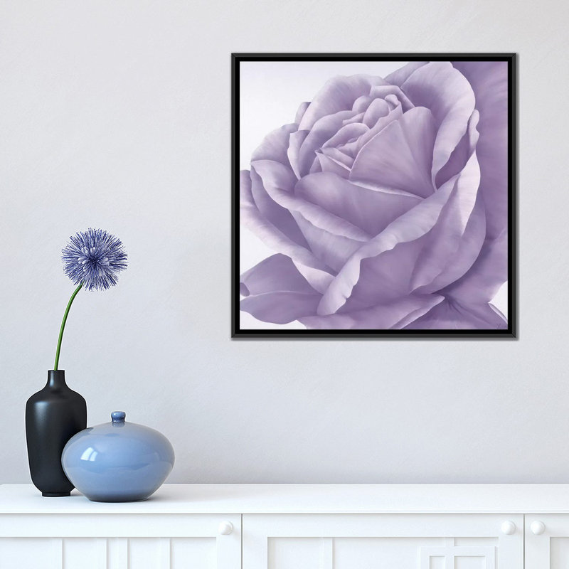 « magnificence ii », impression sur toile, H 18 po x l 18 po x P 1,5 po, Toile avec cadre noir, Pas de tapis