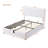 Upholstered Platform bed with a Hydraulic Storage System-327925661-327925659