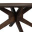 Solid Wood Cross Legs Coffee Table