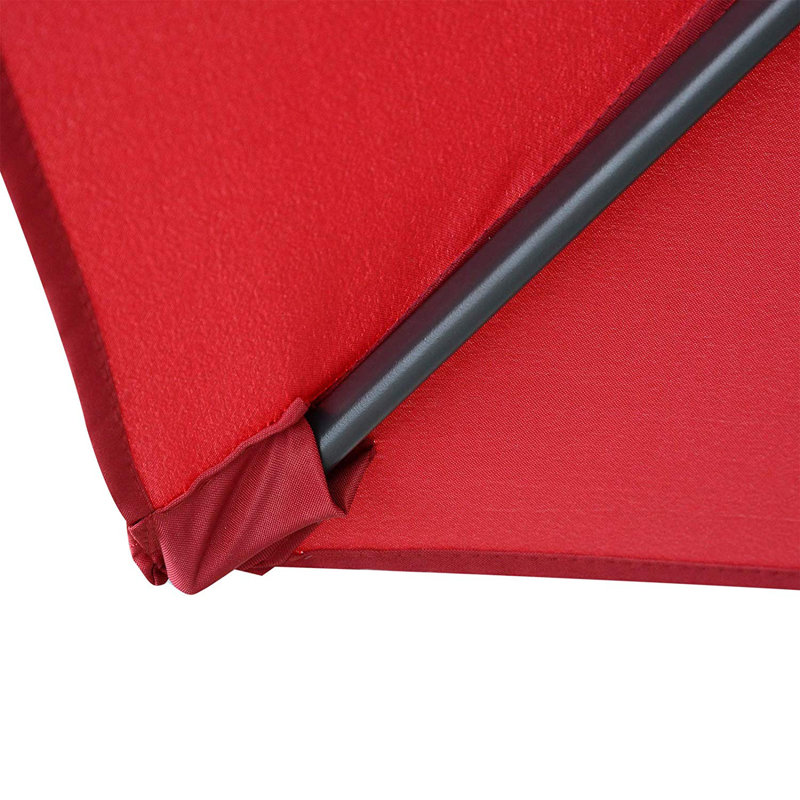 Ronan Market Parasol, Wine Red