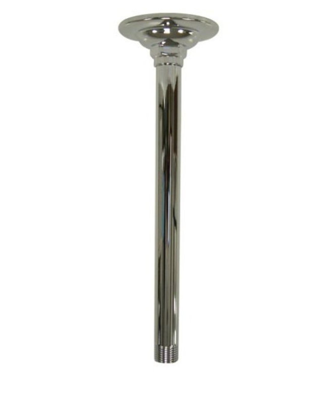 Alimentation de plafond de 10 po, Chrome poli