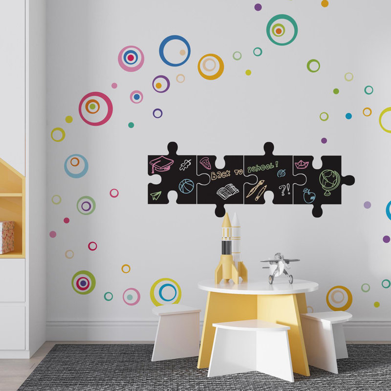 Abstract Chalkboard & Whiteboard Decals