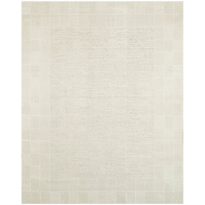 Ebern Designs Reimann Ivory Modern Indoor Rug