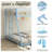 Lifesky Metal Bunk Bed For Kids - Twin Over Full Bunkbed With Mesh Guardrail - Space Saving For Small Bedrooms - Sparks Creativity For Boys Girls Ages 6+-2118801647