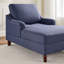 Chaise longue d'intérieur avec dossier réglable-1311443379