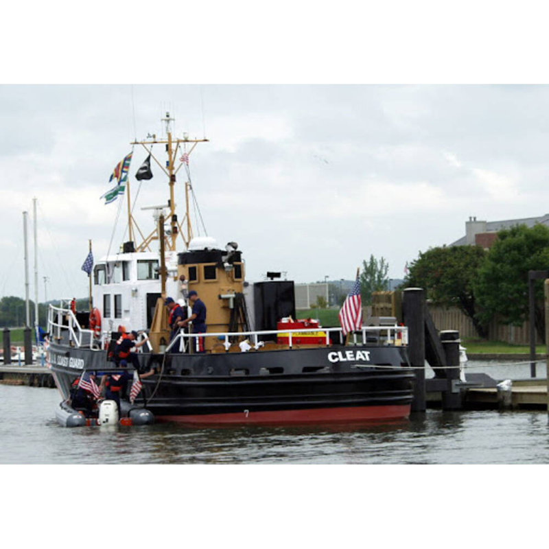 Caténaire USCG (WYTL-65606), modèle de navire, H 10 po x l 36 po x P 5 po